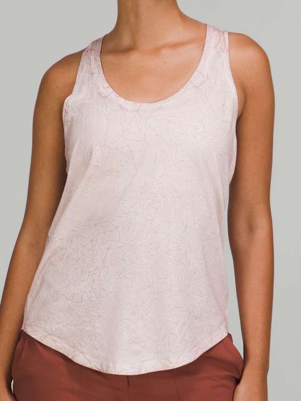 Lululemon Love Tank Top - Summit Wash Smoky Topaz Pink Racerback Shirt